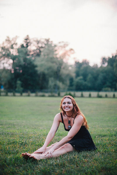 Moonshadow Slip Dress in Black Tencel Modal Jersey