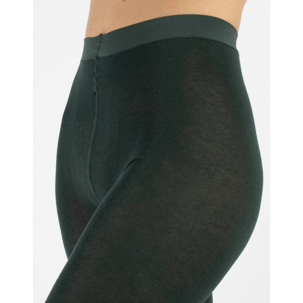 Cette Cashmere Wool Tights in Emerald