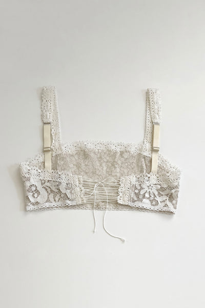 In Heroes We Trust x Clare Bare Cardamine Lace Up Top