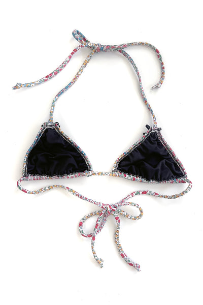 In Heroes We Trust x Clare Bare Eventide String Bikini Top in Multicolor Floral