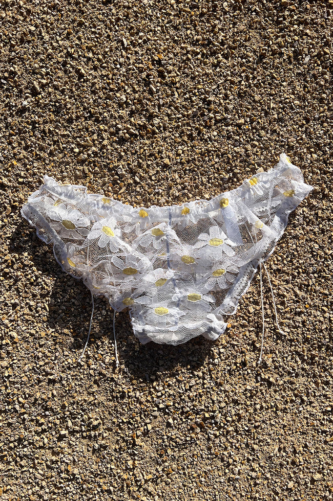 BACK IN STOCK! Anaphora Panty in Sheer Upcycled Vintage Daisy