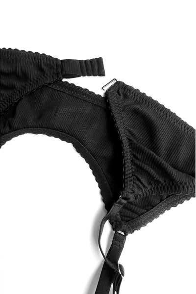 Demeanor Garter Belt (6 fabric options)