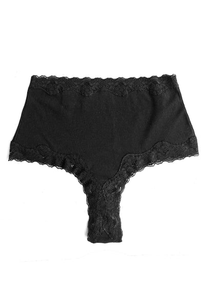 Demeanor High Waist Thong (6 fabric options)
