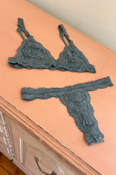 Echo High Low Rise Lace Thong (multiple colors)