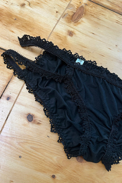 Adorella Panty in Black Tencel Modal Jersey