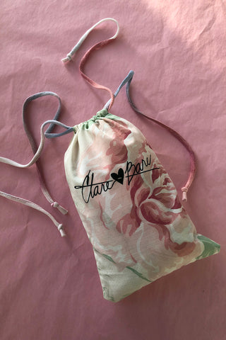 3 PIECE GIFT SET | Oleander Bralette + Bloomer + Thong in Sheer Dotted Mesh