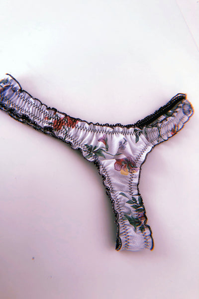 Mystery Print Oleander Thong