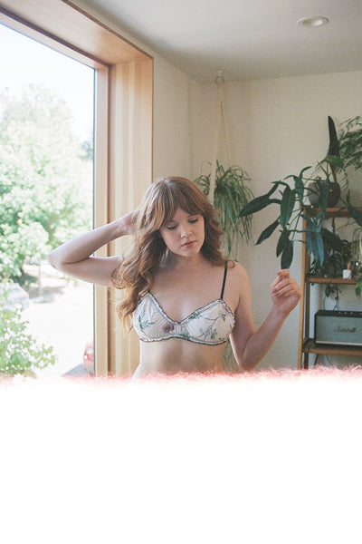 Mystery Print Oleander Bralette