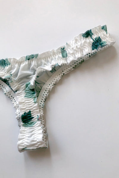 Mystery Print Oleander Thong