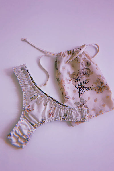 Mystery Print Oleander Thong