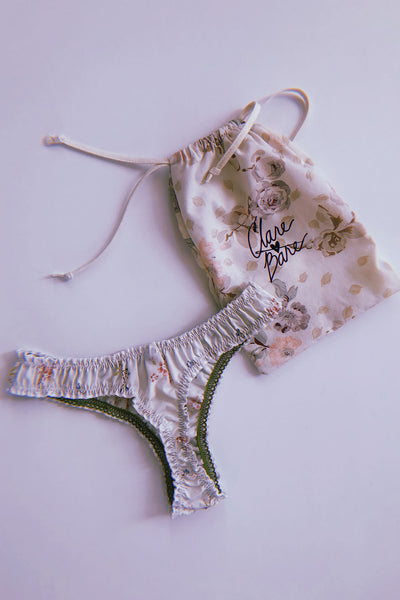 Mystery Print Oleander Thong