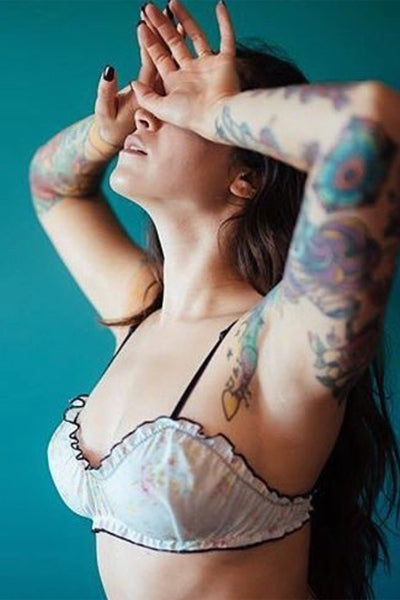 Mystery Print Oleander Bralette