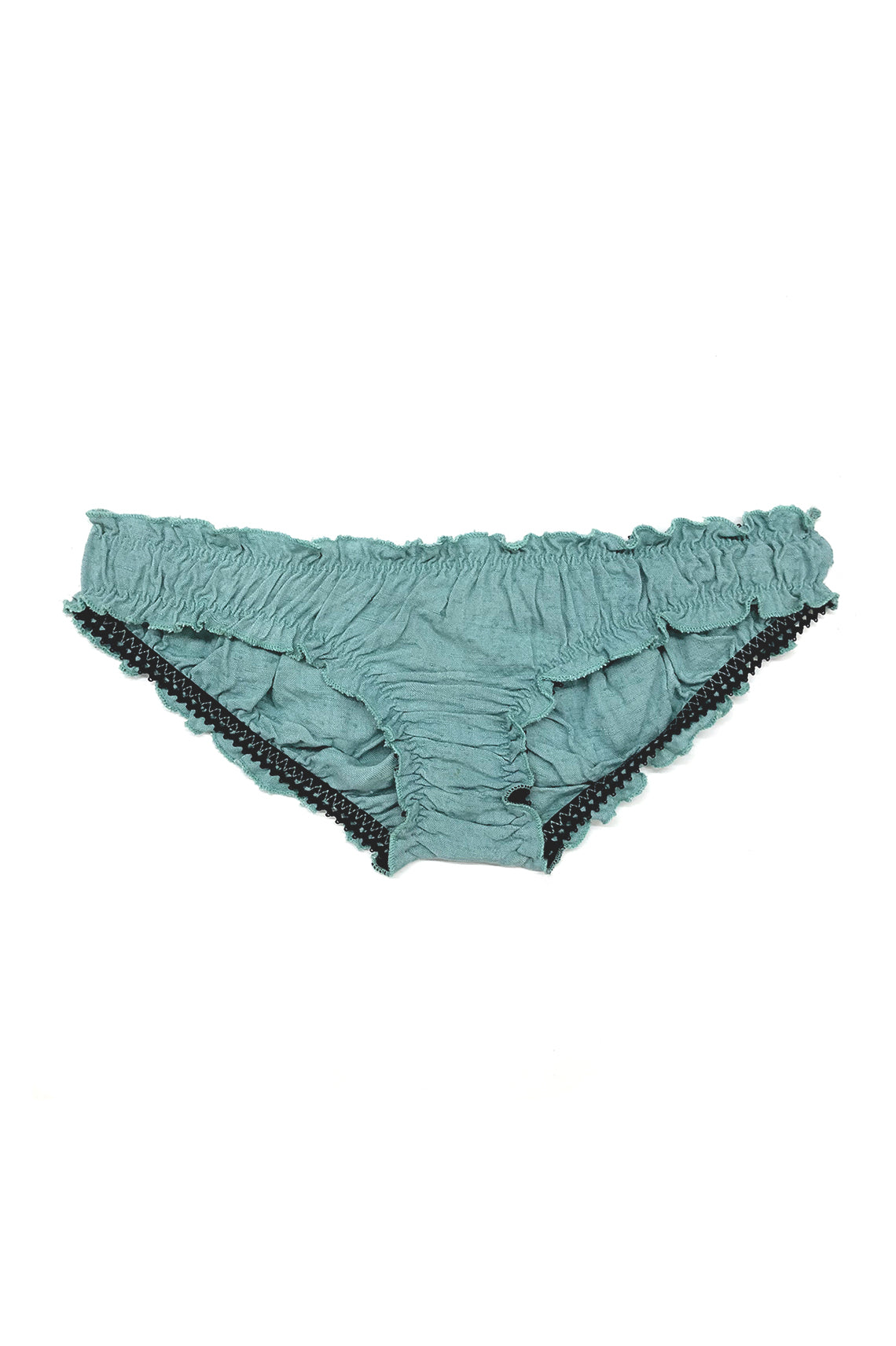 Cardamine Lace Up Panty in Upcycled Vintage Flower Branch